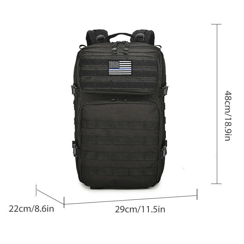 Outdoor Tactical Backpack Mountaineering Hiking Multifunctional Large