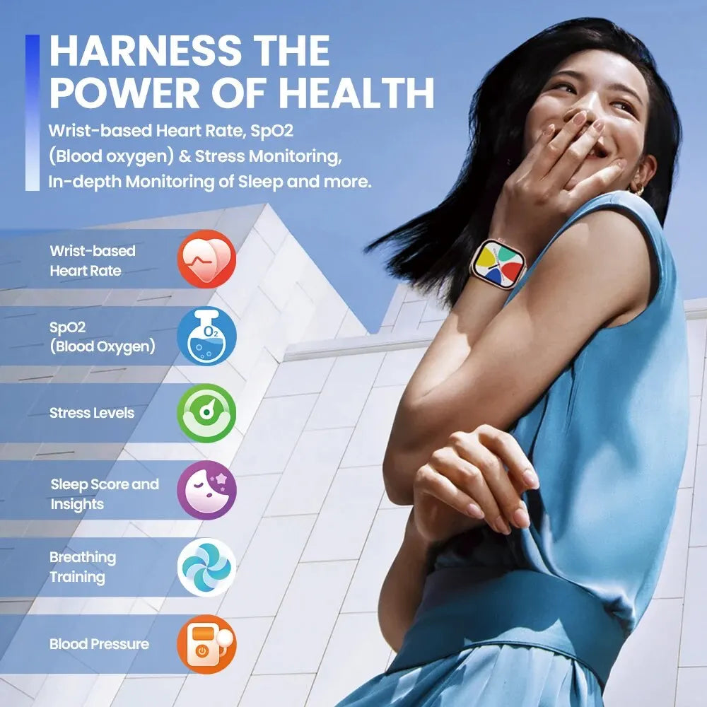 New Zeblaze Btalk Plus Voice Calling Smartwatch 2.03'' HD Color