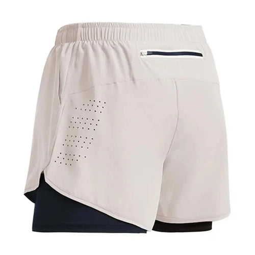 2024 New Men's Fitness Training Shorts Summer 2 In 1 Quick Dry Gym